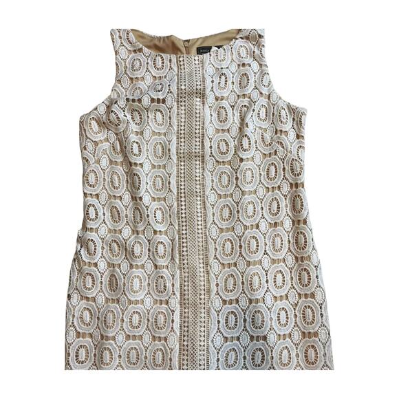 Jessica Howard Lace Sheath Cocktail Dress Plus Size 14 crochet bridal boho - Picture 3 of 9